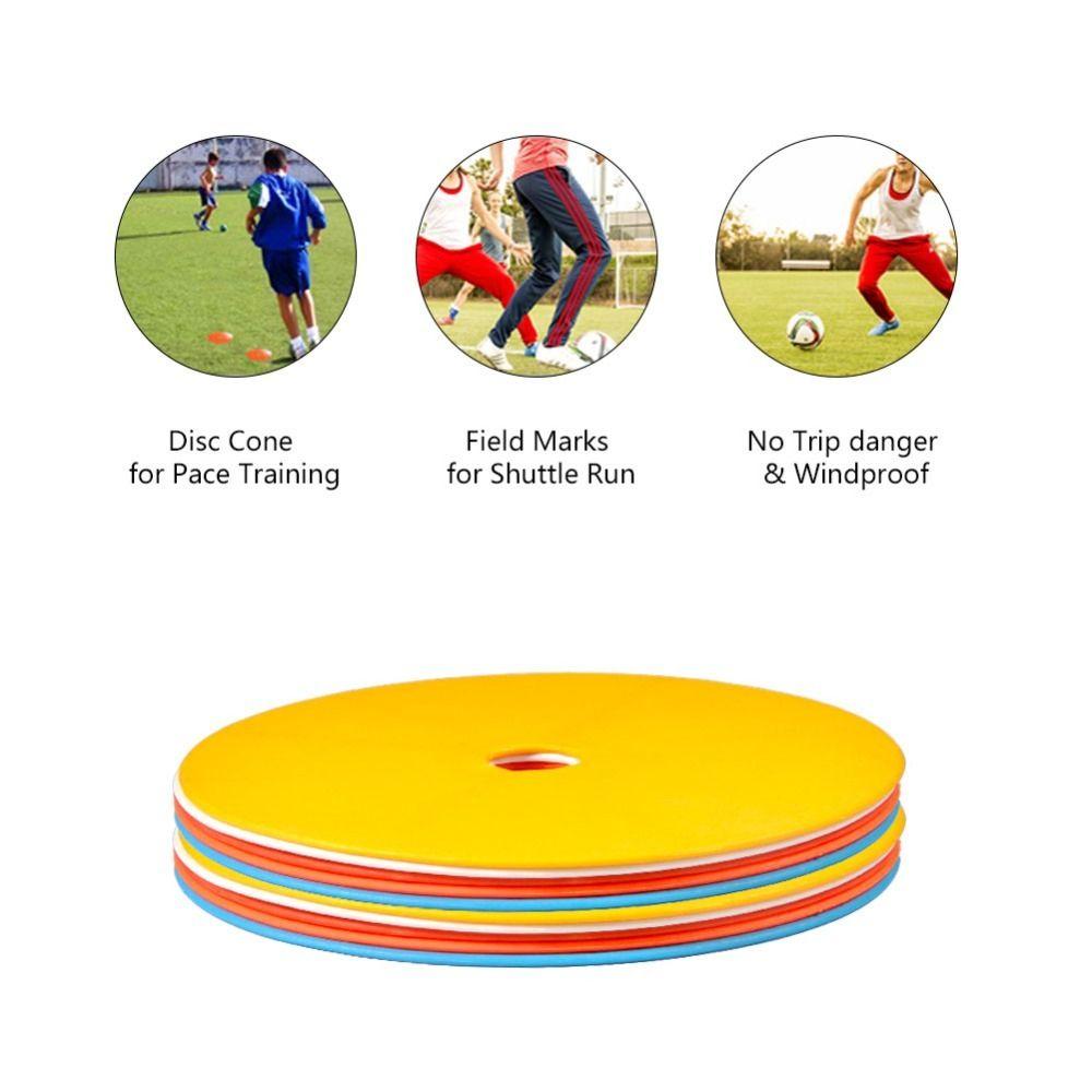 10pcs TPE Flat Marker Discs Flat Spot Markers Set Training Discs  Agility Drills