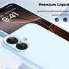 IPhone 16 Case, Liquid Silicone Soft for IPhone 16, Full Lens Protection, Shockproof Anti-Fingerprint Simple Solid Color Outer Casen, Cloud Blue Color