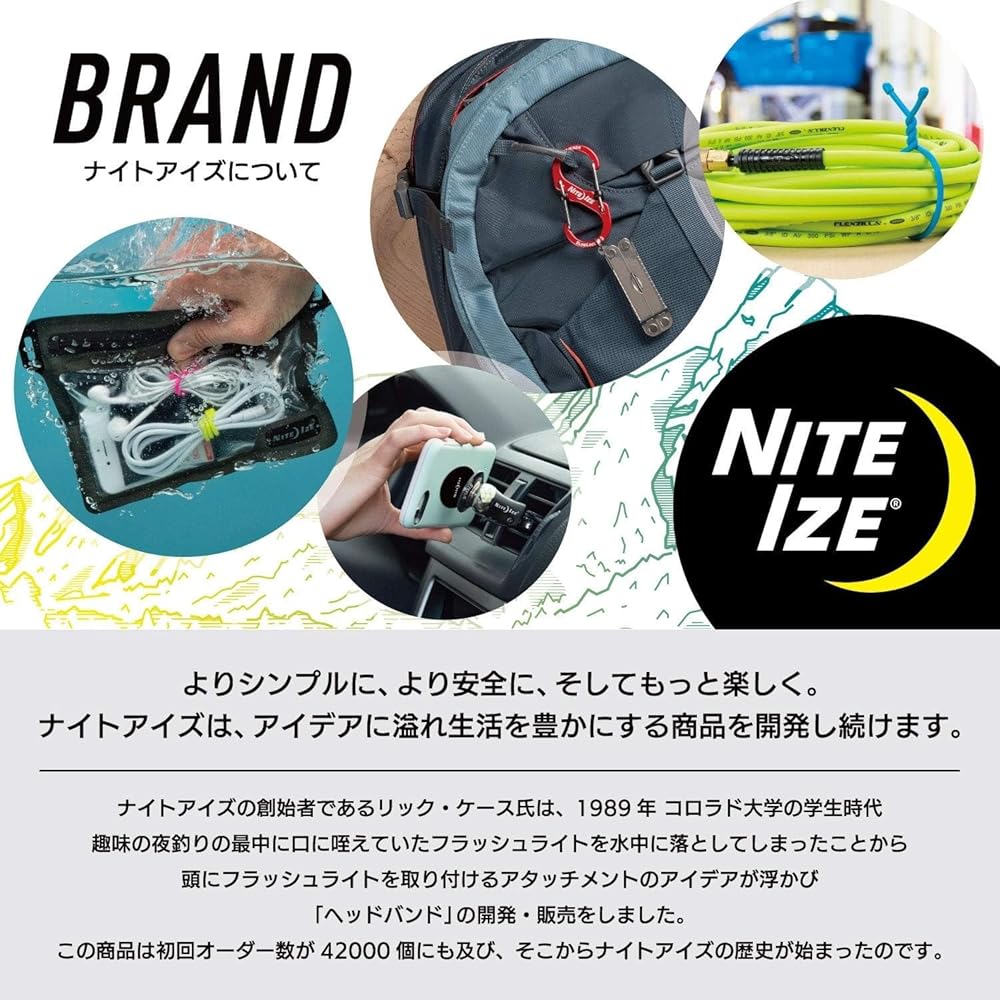 Nite Ize S-Biner Micro Lock Black 5-Pack Durable Carabiner Clips for Outdoor Use