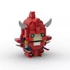 Building Block Compatible, Magic Altar Protagonist Group 5 People, Small Particles, Square Head Boy Devil Altar Fighter, Magic General