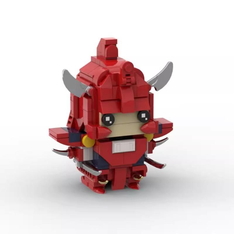 Building Block Compatible, Magic Altar Protagonist Group 5 People, Small Particles, Square Head Boy Devil Altar Fighter, Magic General