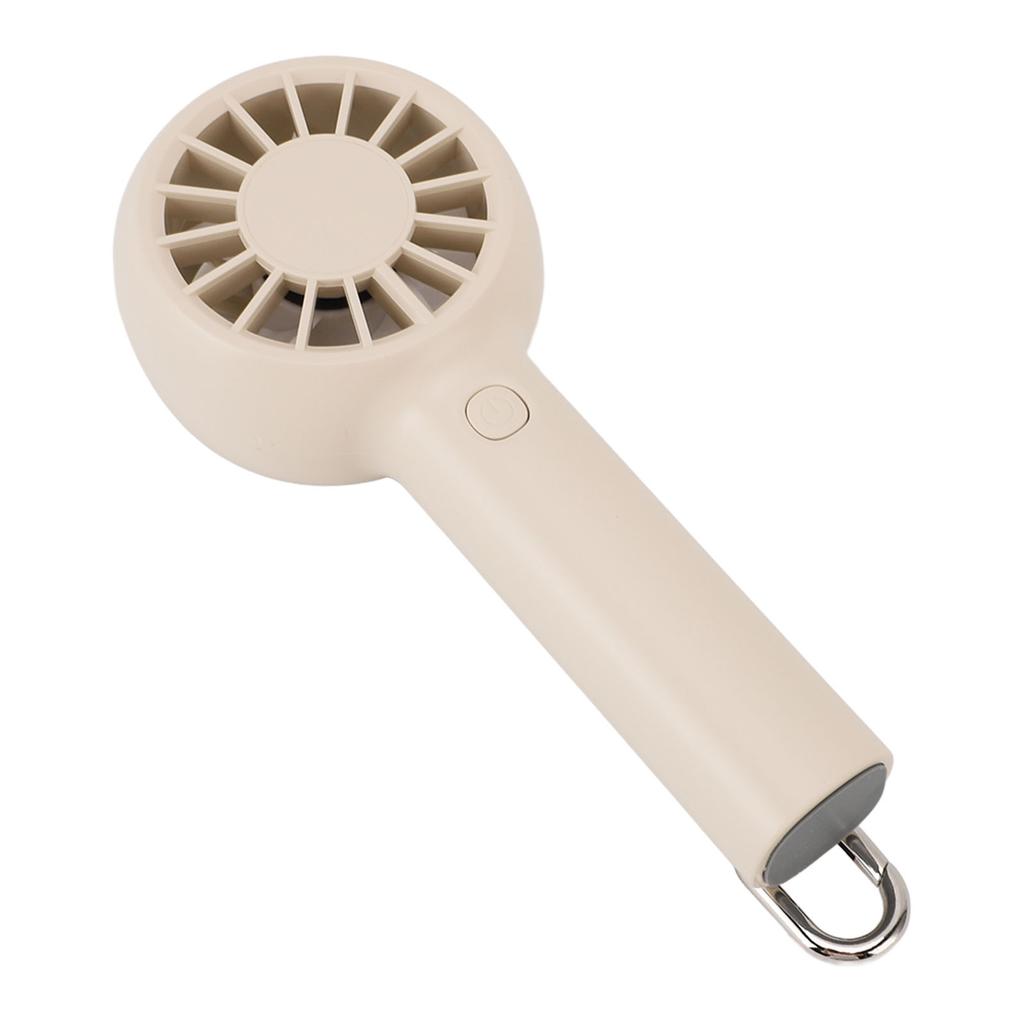 Handheld Fan 5 Speed Silent 5.5h Running Portable Fan with Buckle for Outdoor Beach Camping
