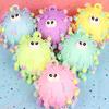 Cartoon Sausage Mouth Stress Ball Anxiety Relief Snowflake Long Hairs Big Eyes Ball Fidget Toy Hand Exercise Relaxation Ball with Hanging Ring