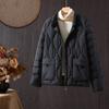 short cotton-padded jacket, small temperament, winter stand-up collar cotton-padded jacket to keep warm, new down cotton-padded jacket for women