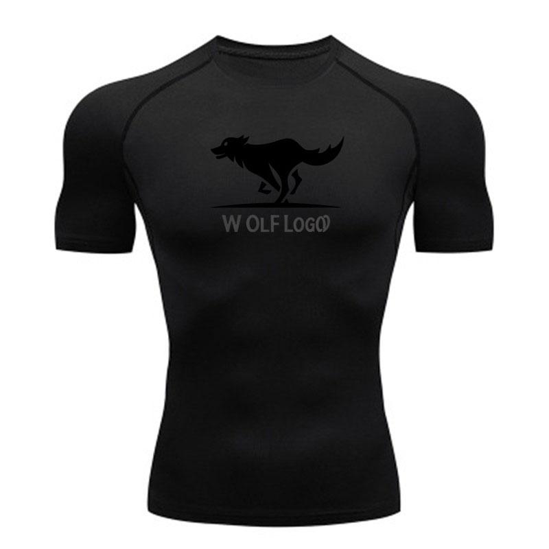 Men's Compression Athletic T-Shirt, Quick Dry Breathable Run