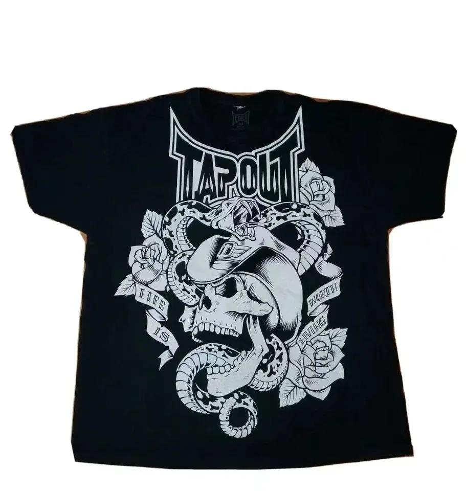2000er Neues amerikanisches Retro lässiges HipHop Gothic Print Damenbekleidung Mode T-Shirt Street Kurzarm Damen und Herren y2K Tops
