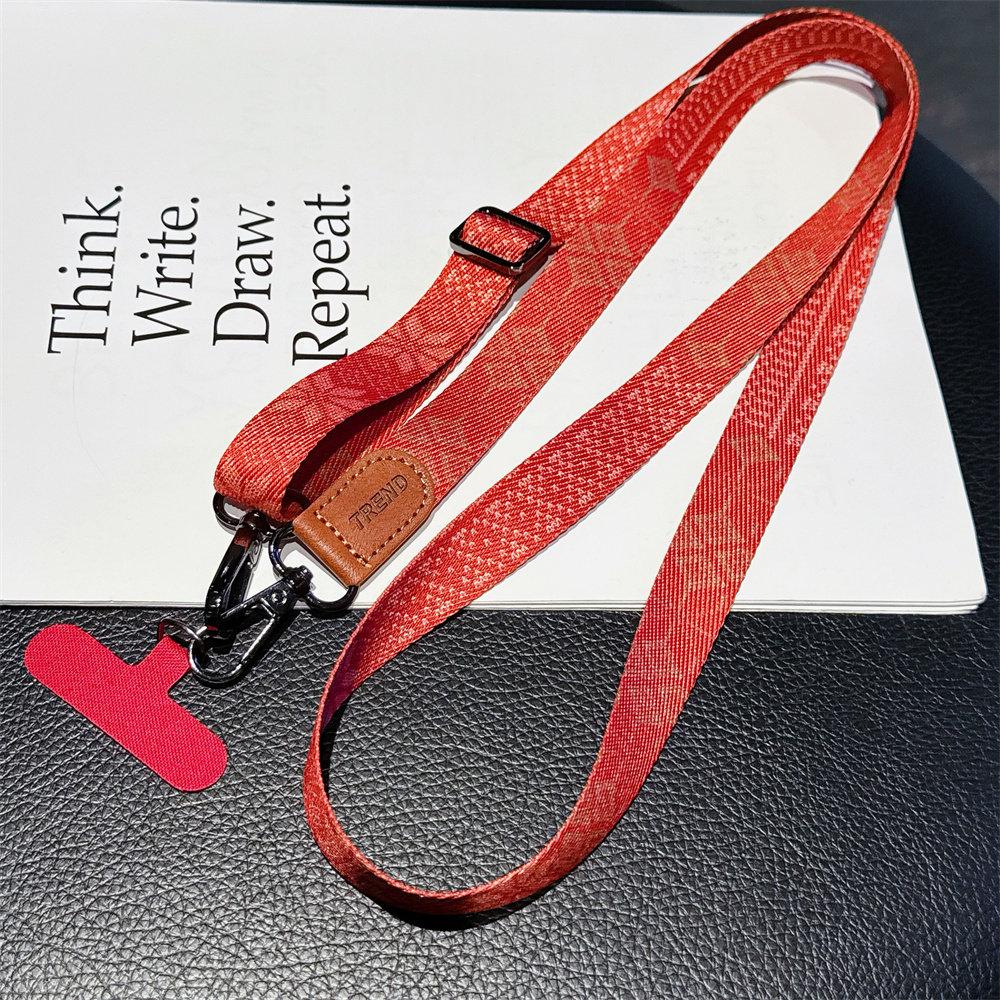 

Adjustable Lanyard Crossbody Neck Cord Wrist Strap Phone Case Chain Fashion Anti Loss Outdoor Two Hooks Wide Hanging Rope MM104