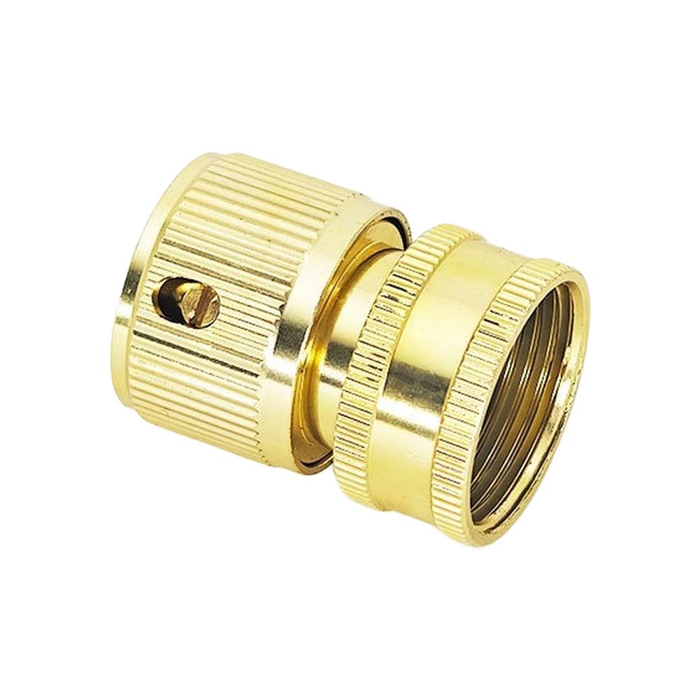 Aluminum 3/4 Garden Hose Quick Connector Water Nipple Adapter For Garden Hose Tap Car Wash Watering Tube Repair Jiont