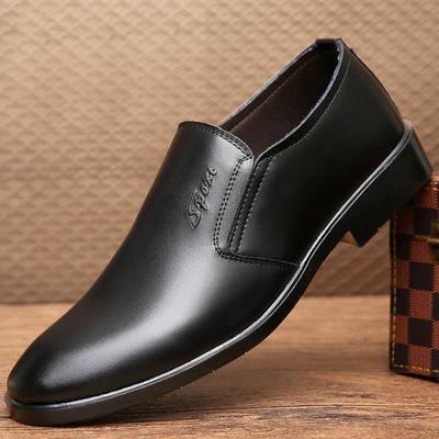 Men's Shoes Casual Men's Shoes British Pointed Toe Business Leather Shoes Business Formal Shoes Men