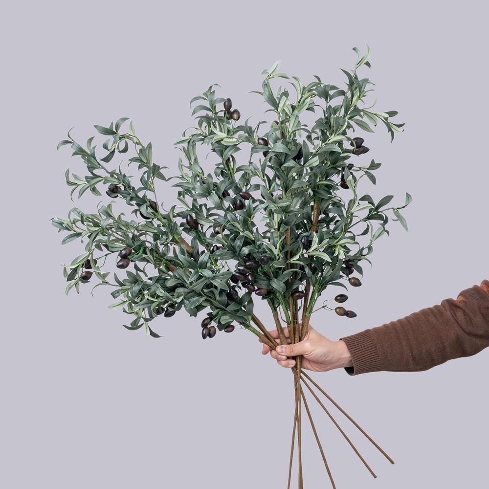 Elegant Simulated Olive Leaf Plant 88CM Fake Olive Tree  Office Desktop Decoration