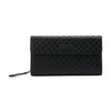 GG Embossed Leather Continental Wallet, Black with Gucci Logo Patch, Unisex Luxury Long Wallet for Daily Use 449364-BMJ1G-1000