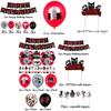 Scary Siren Head Cartoon Cat Horror Birthday Party Balloon Banner Cake Topper