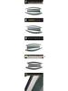 Mustang T70 Rain Deflector 3D Stainless Steel Bright Strip Shield - Car Exterior Accessory