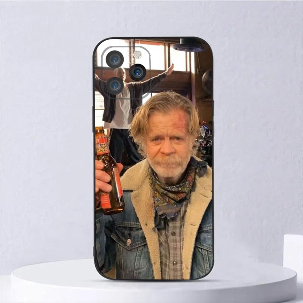 

Frank Gallagher S-Shameless Phone Case For iPhone 15,14,13,12,11,Plus,Pro Max,XS,X,XR,SE,Mini,8,7 Soft Silicone Black Cover iPhone13mini