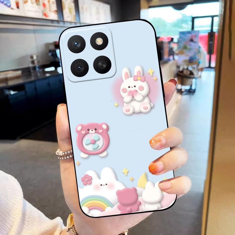 For Honor X8C Case Fashion Soft Silicone TPU Phone Case Back Cover For Honor X8C Protective Cover Fundas Coque Shockproof Bumper