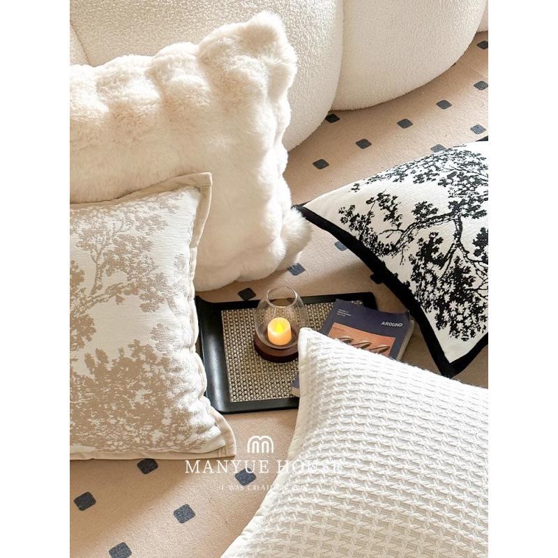 Nordischer Luxus Französische Sofakissenbezüge für Wohnzimmer- und Nachttischdekoration.
