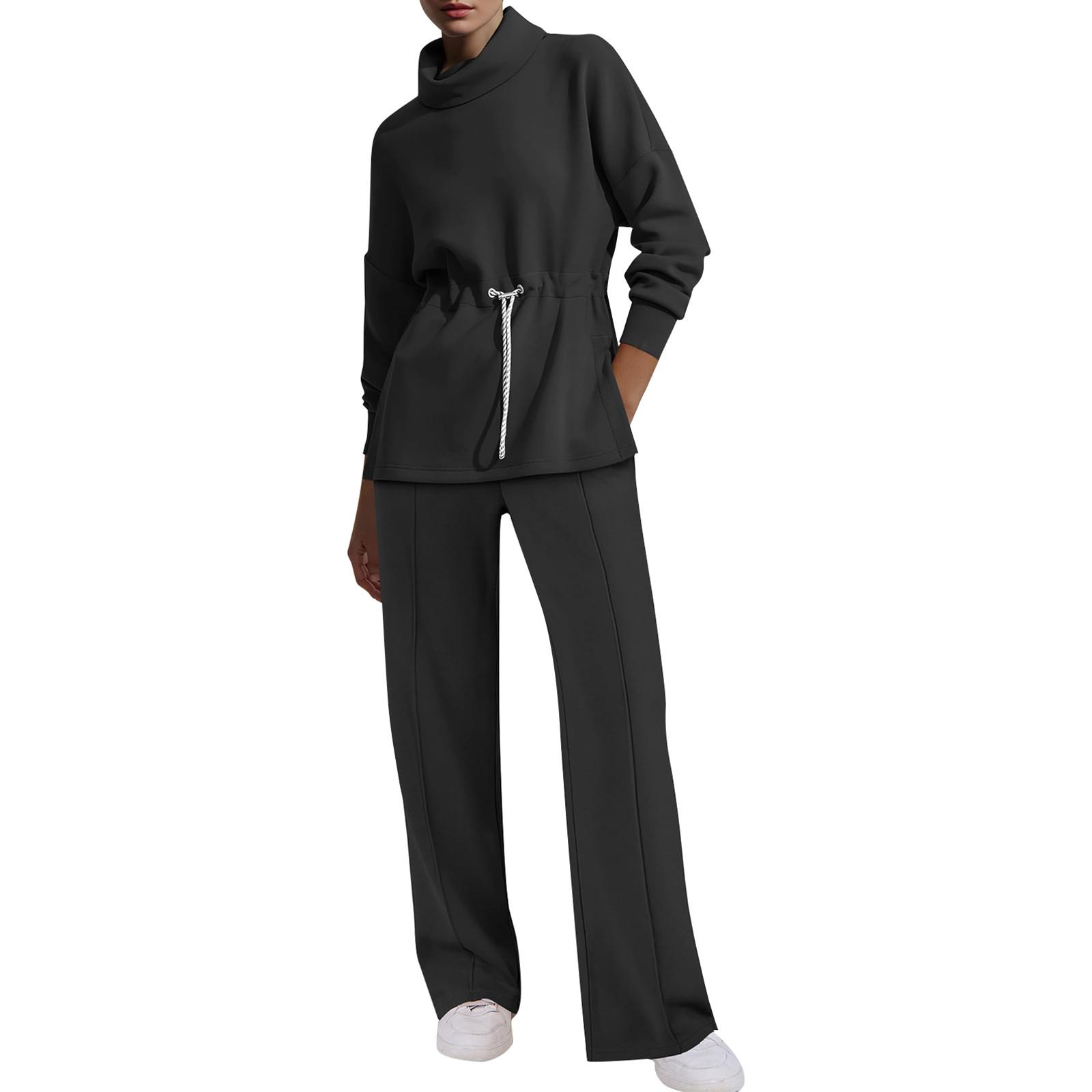 

Женский комплект из 2 предметов с короткими рукавами и брюками с карманами, повседневная спортивная одежда XXL чёрный