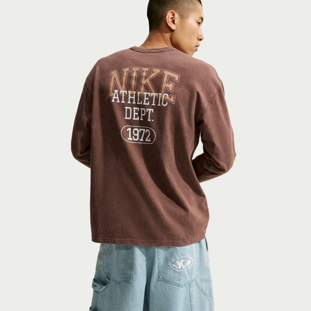 Nike Tkivy Vintage Graphic Ls Tee Light Chocolate 216ltchoc Iz4061