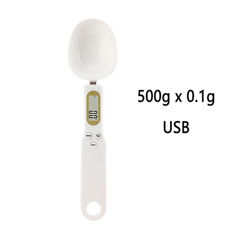 Spoon Scale 500g/0.1g Electronic Measuring Spoon LCD Digital Kitchen Accurate Food Scale Weight Gram Measurement For Food Coffee