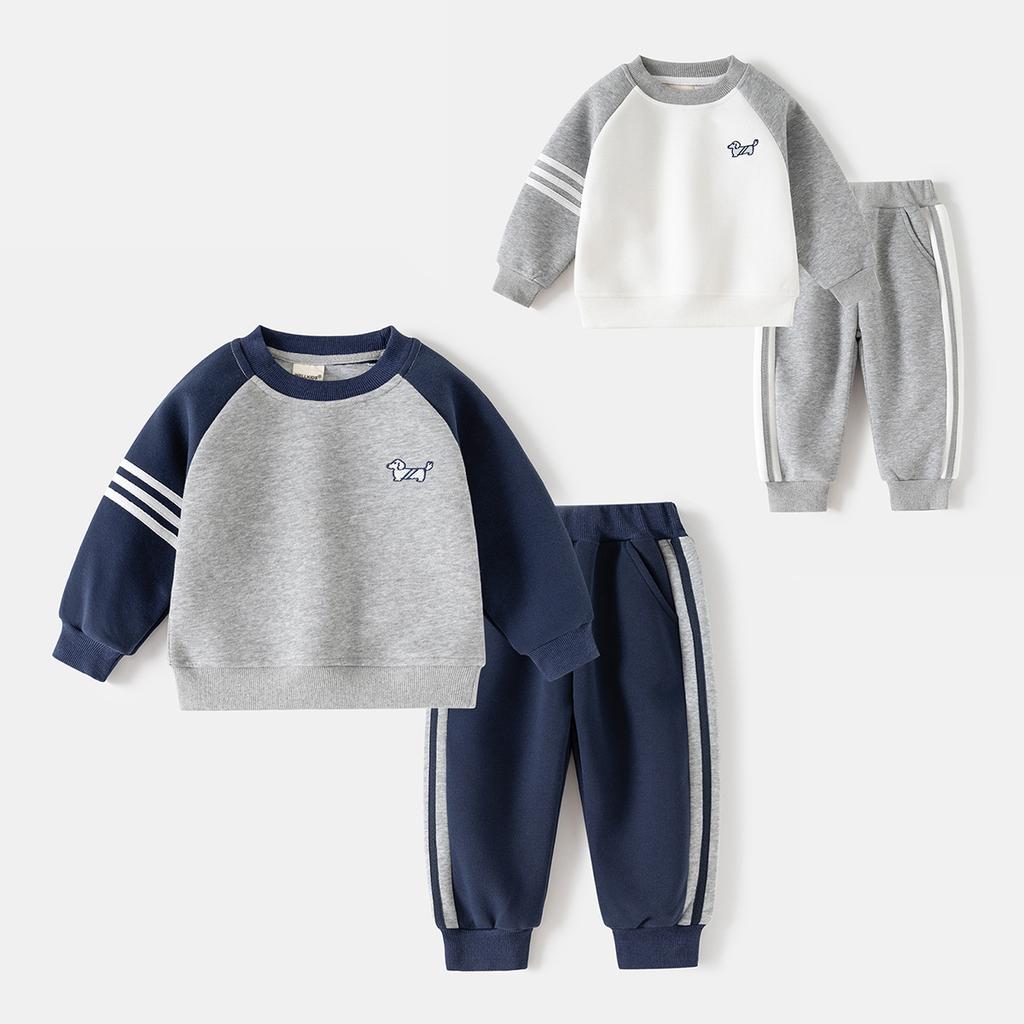 Boys Autumn Sweater Set 2025 New Spring and Autumn Children's Clothing Treasure Children's Medium and Older Children's Clothes Top Autumn Trend