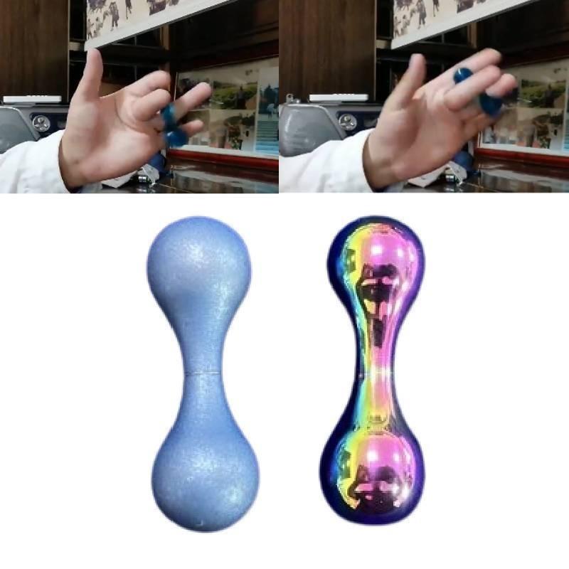 Langlebiger Titanlegierung Knöchel Fidget Spinner Mit Bunten Begleri Perlen Für Kinder Und Erwachsene