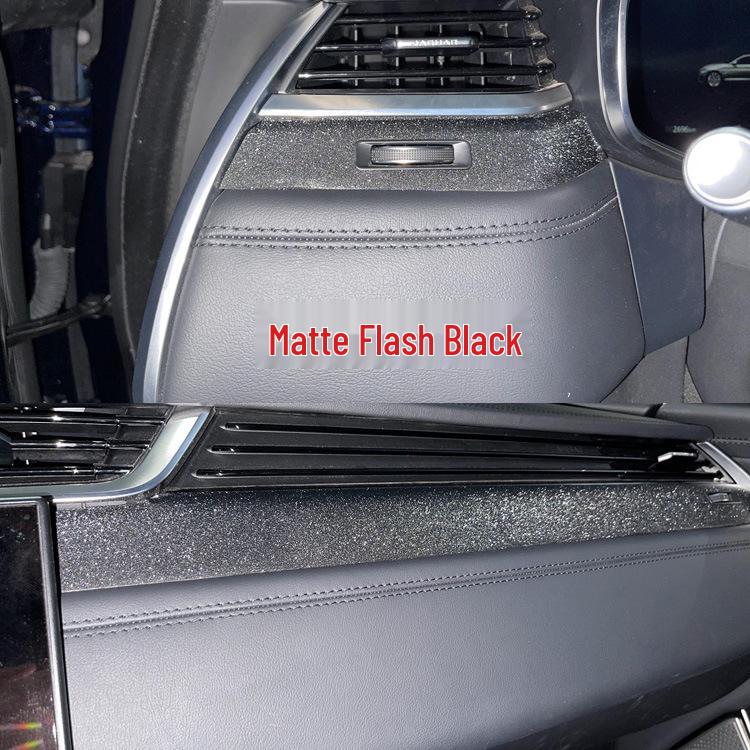 21 Jaguar XFL Custom Interior Carbon Fiber Gear Shift Decals