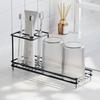Non-Slip Toothbrush Holder Carbon Steel Electric Toothbrush Stand Toothpaste Shelf  Bathroom