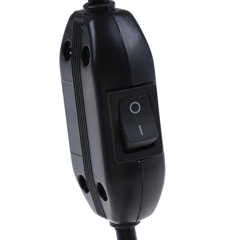 1Pc Pdu Ups Strømledning Kabel, Iec 320 C14 Til C13 Med På/Av-bryter 30Cm