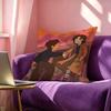 JJayvik Cute Pillow Case Square DoubleSided Sofa Cushion Cover Bedroom Bedside Pillow