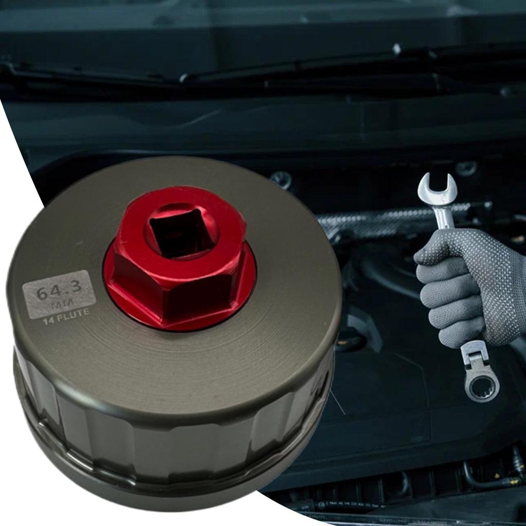 Oil Filter Wrenches Car Oil Filter Wrench Socket Tool Lightweight Kit Ergonomic Accessories Cap for RV Motorcycle Automotive