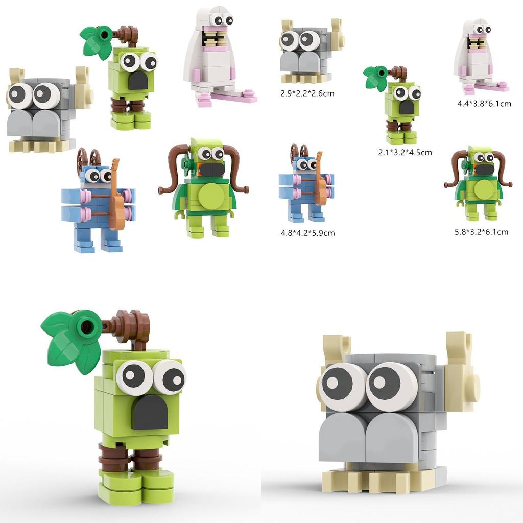 Interaktive My Singing Monster Bausteine Moc Marke Geeignet für den Export Fördert Intellektuelle Fähigkeiten Und Regt Die Fantasie An