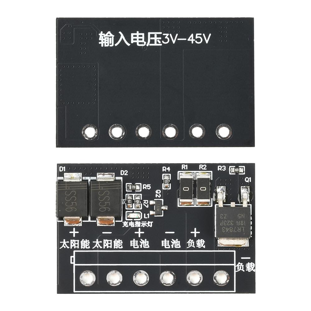 

DC 3-45V Automatic Solar Panel Battery Charger Board Night Light LED Lamp Control Switch Battery Charger Charging Controller