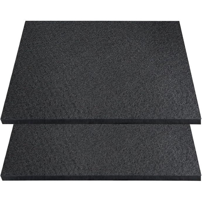 22" Oil Drain Splash Pad, Square No-Splatter Pad Oil Splash Pad, Black