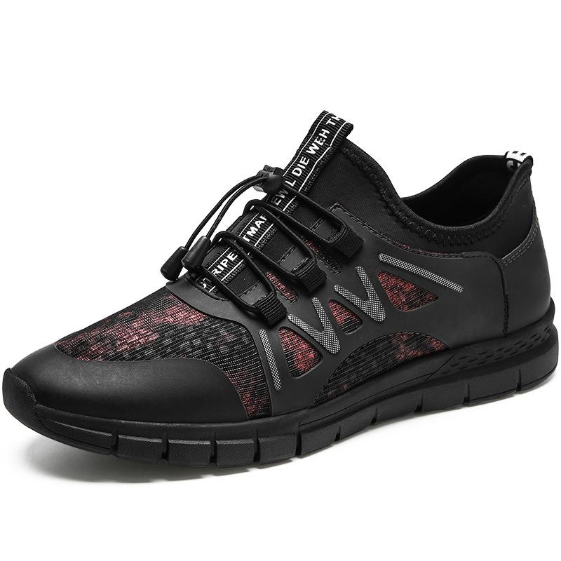 

2025 мужская обувь весна и лето новые мужские спортивные кроссовки мужские повседневные туфли черные корейская версия мужские кроссовки Flow 44