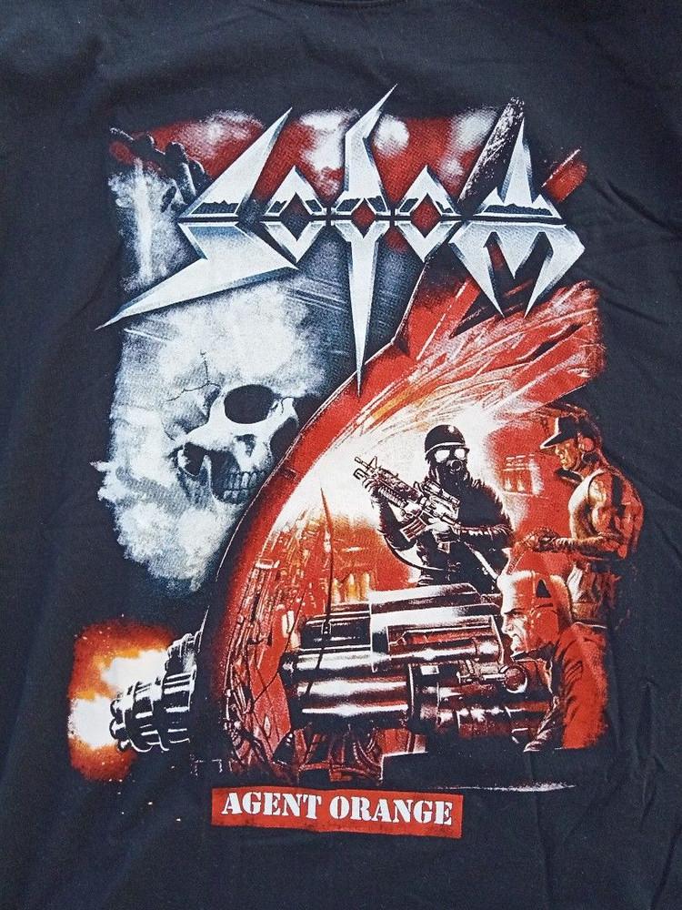 Подарок для фанатов группы Sodom Черная футболка Хлопковая Унисекс футболка Полный размер XXL