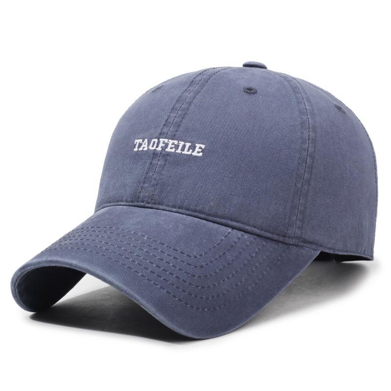 Casquette de baseball brodée Lettre Homme Femme Casquette en coton