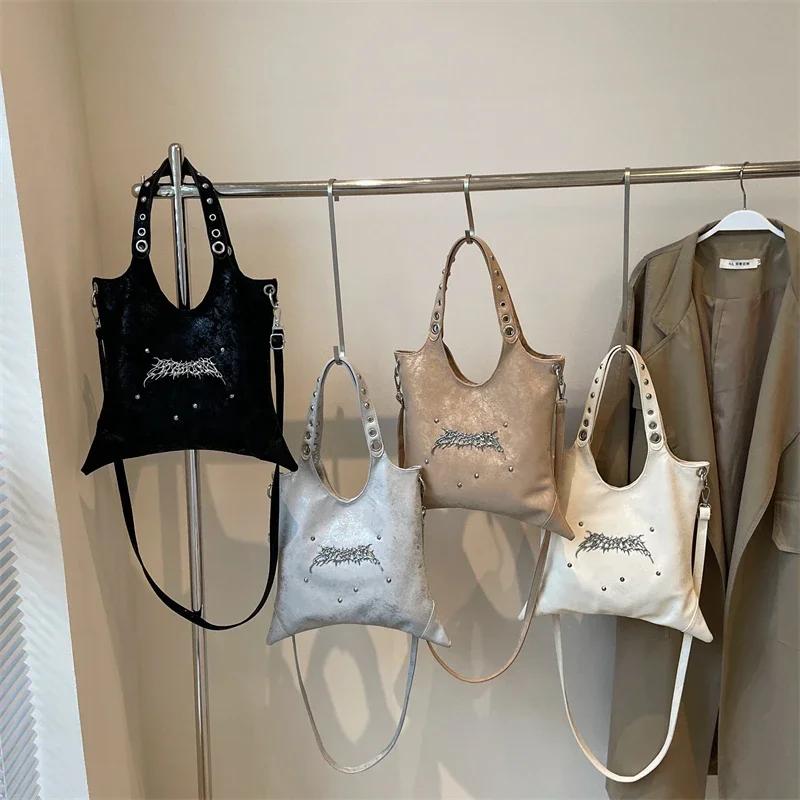 High-grade Sweet Cool Hottie Armpit Stylish Shoulder Bag Commuter Top-Handle Bags New Premium Sense Tote Bags