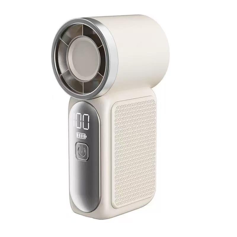 Mini Handheld Fan Portable Pocket Fan Rechargeable Personal Hand Fans Outdoor Mini Fan with Digital Display Portable Turbo Fan