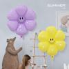 Flower Film Balloons, Daisy Balloons, Flower, Macaron Colors (5 Colors), Set of 10