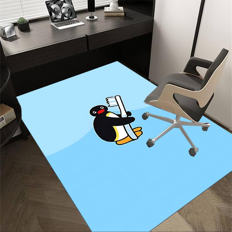 Penguin Teeth Carpet For Playroom Bedroom Living Room Sofa Home Decor Kids Game Area Rug Nonslip Floor Mat