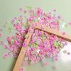 Summer Spring Flowers Leaves Polymer Clay Slices 500g/Bag Daisy Florals Soft Clay Sprinkles for DIY Crafts Nail Art Decor
