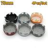 WVQ5   A0004000900 75mm Car Accessories Wheel Hub Caps for Mercedes Benz GLA45 G63 A45 CLA45 C63 Emblem Car Rim Center Cover Decoration
