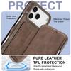 LC.IMEEKE For iPhone 17 Pro Case Card Holder Stand Leather Phone Cover