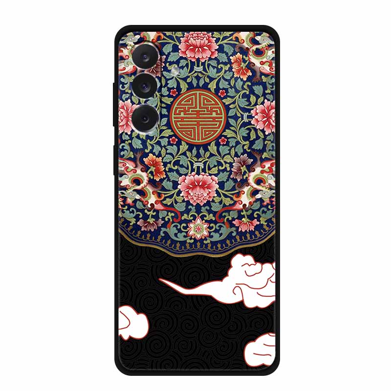 For Samsung M06 M16 M36 3D Flowers Case Soft Silicone Bumper Emboss Phone Cases for Samsung Galaxy M 06 16 36 Back Protect Cover
