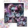 5D Diamond Art Kit Fantasy Girl Elf Pattern DIY Full Drill Painting Canvas Relaxing Holiday Craft Gift Home Decor Wall Art Hobby