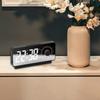 Digital Alarm Clock with Timer Bedside USB Dimmable Minimalistic Clocks for