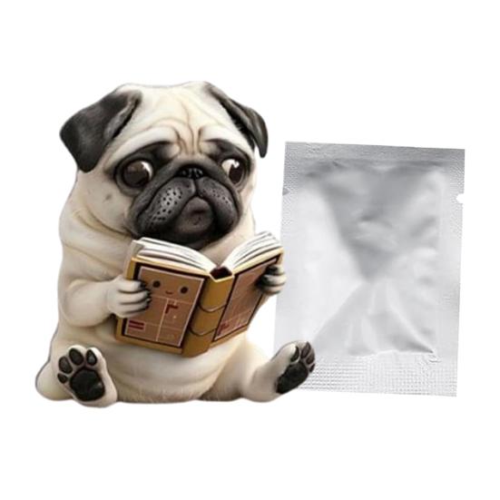 Puppy Car Air Freshener Acrylic Vent Clip Cute Dashboard Decor with Replaceable Scent Pads Lightweight Dog Lovers Gift Car Accessories