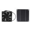 3W Solar Powered Exhaust Fan Outdoor Portable Ventilator for Greenhouse Dog Chicken Pet House
