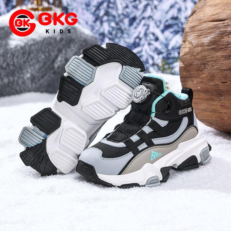 

BKG 2025 Winter Boys Warm Velvet Snow Boots 39