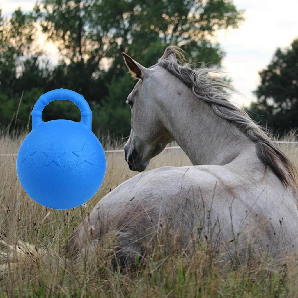 Rubber Equine Chew Jolly Ball 25cm Horse Pony Dogs Soccer Ball Play Toy